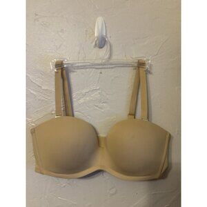 NWT Neiwai Bra SZ 34B Warm Sand Wire Free Countour Cup Padded NEW